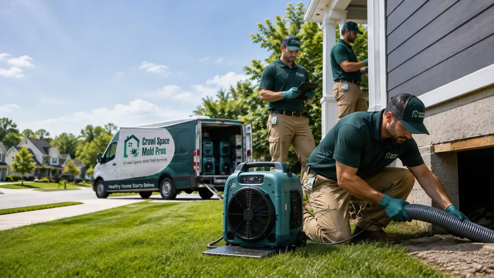 Crawl Space Mold Removal in Lambertville, MI
